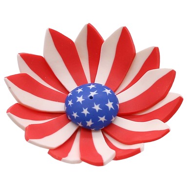 Fimo Round US Flag