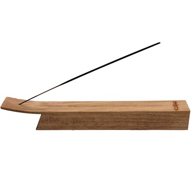 US Made Wooden Box Burner Open Storage Light